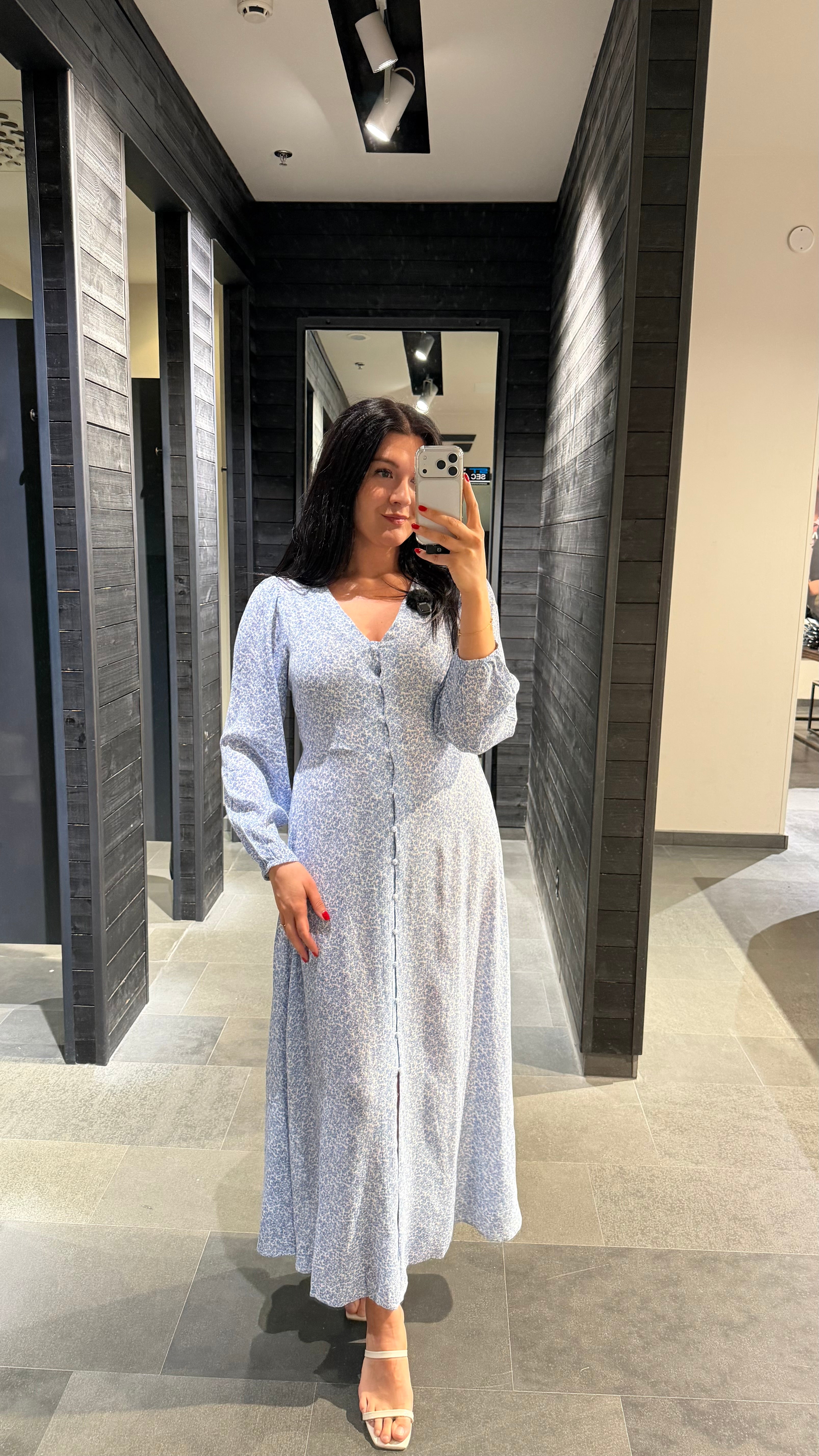 PCGAITLYN Long Dress - Cashmere Blue